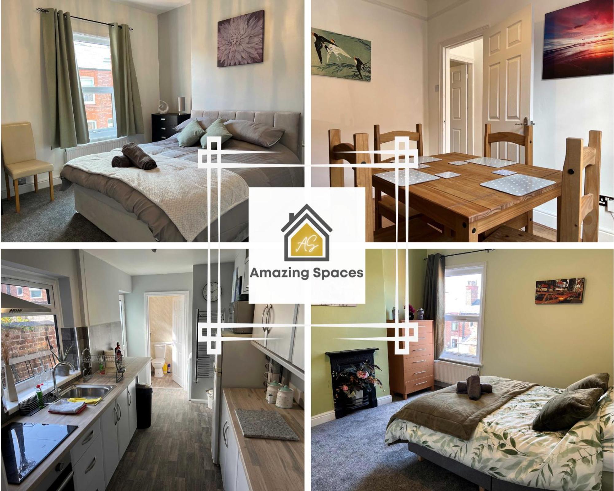 Spacious 2-Bedroom House In Stockton Heath With Free Wifi By Amazing Spaces Relocations Ltd Warrington  Exterior photo